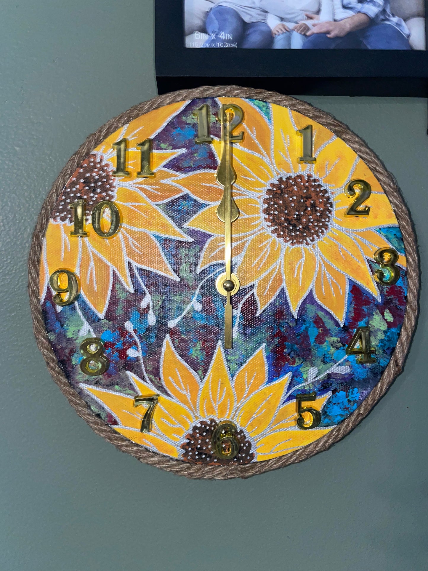 Sunflower Clock