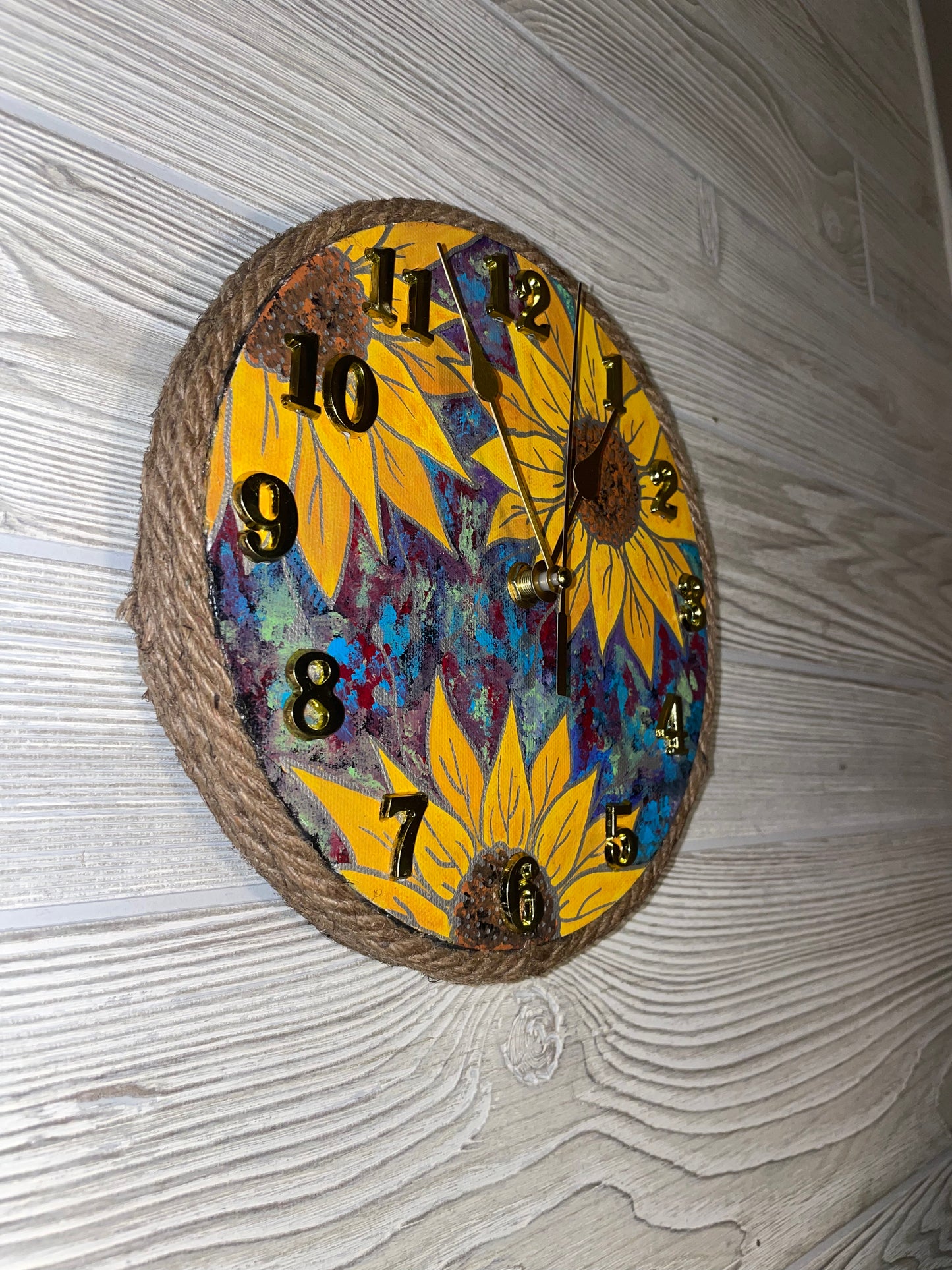 Sunflower Clock